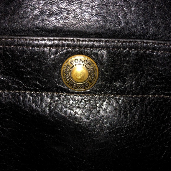 Coach crossbody black leather bag - Picture 4 of 4